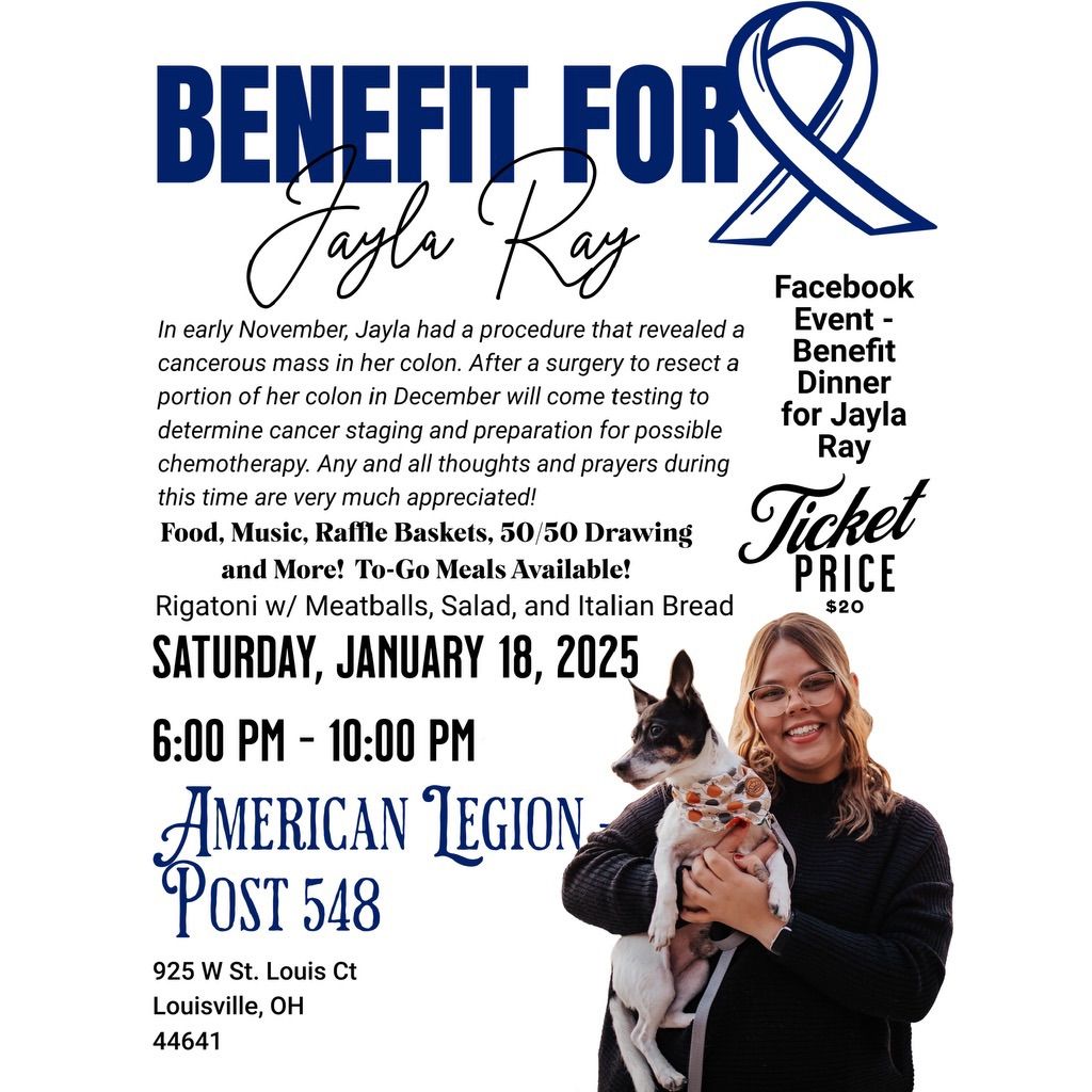 Benefit Dinner for Jayla Ray 