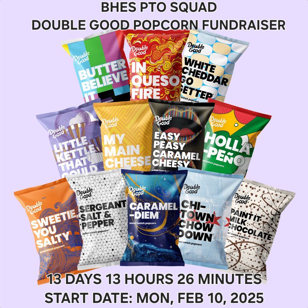 Double Good Popcorn Fundraiser 