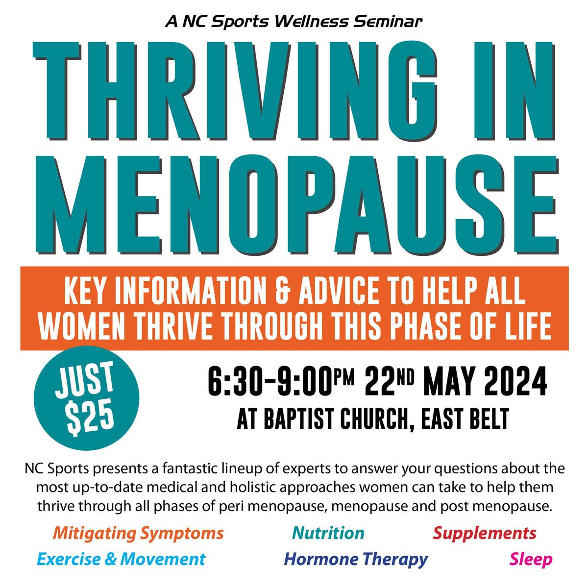 NC Sports: Thriving in Menopause 