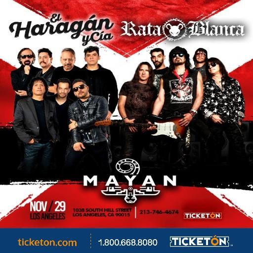 EL HARAGAN Y CIA & RATA BLANCA - LOS ANGELES, CA