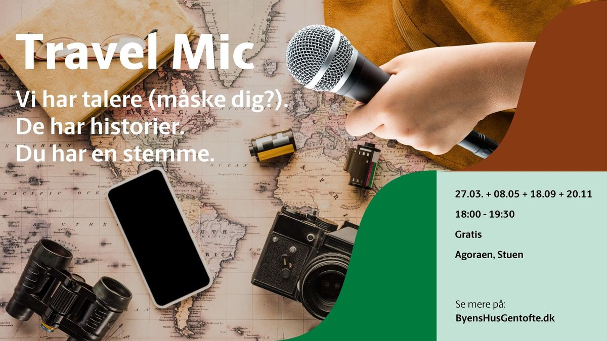 International Thursdays: Travel Mic = an evening full of short travel stand-ups! | Byens Hus