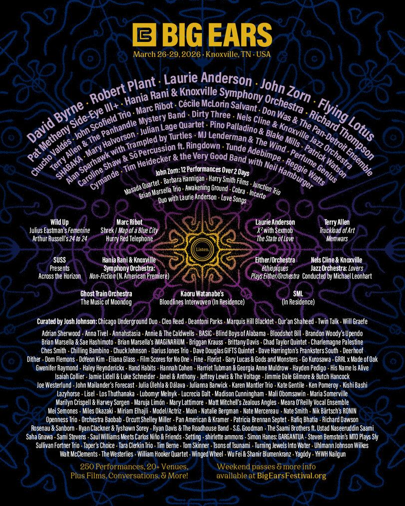 2026 Big Ears Festival - Thursday at Tennessee Theatre