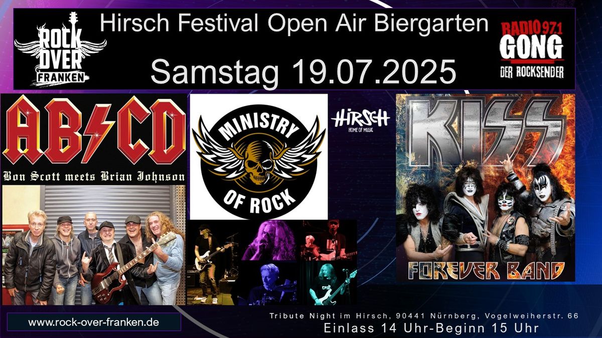 Hirsch Festival Open Air Biergarten-Rock over Franken 19.07.2025