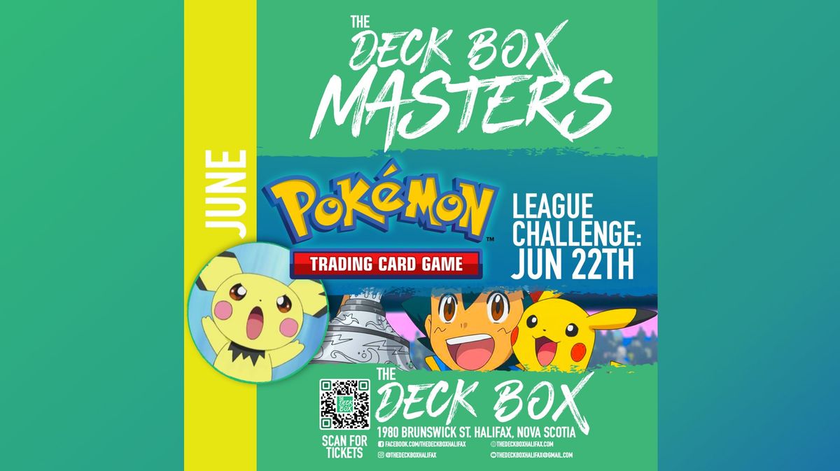 Pokemon Masters League Challenge (Saturday, June 22nd @ 1:00pm)