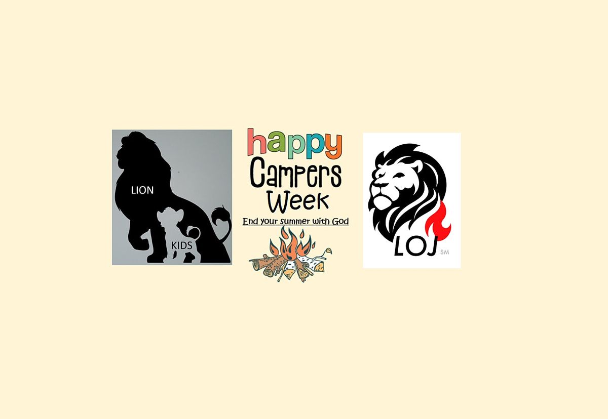 Lion Kids Happy Campers Week