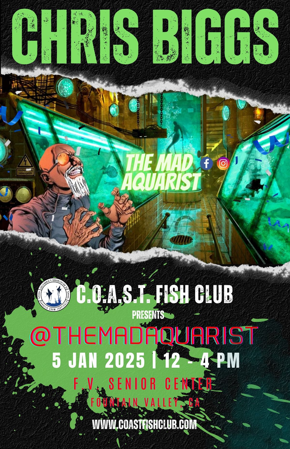 C.O.A.S.T. Fish Club presents @THEMADAQUARIST \ud83e\udd2a