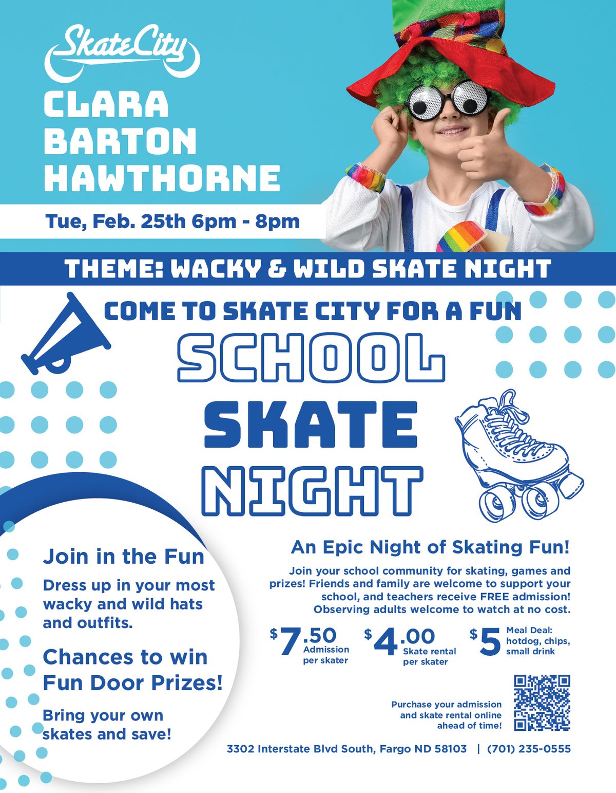 CBH Skate City - Wild & Wacky Night