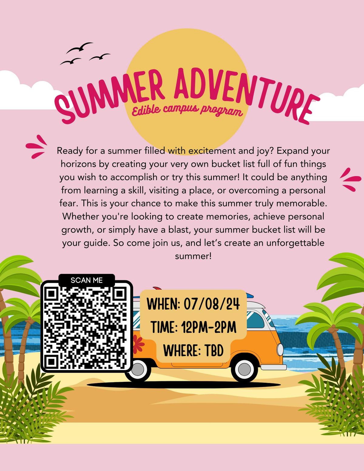 Summer Adventure Workshop
