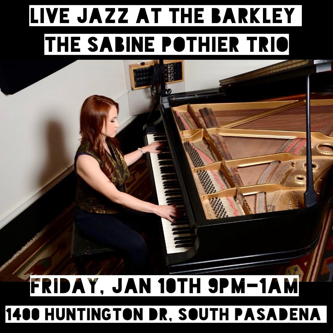 Friday Night Jazz at The Barkley With Sabine Pothier!