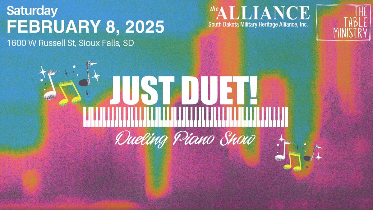 JUST DUET! Dueling Piano Show & Table Ministry Fundraiser