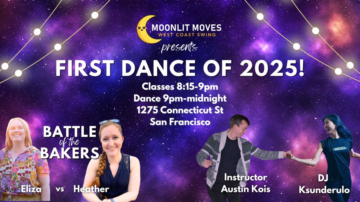 Moonlit Moves WCS! Austin Kois, Kathleen, DJ Ksunderulo\u2728First Dance of 2025!!\u2728 \ud83c\udf6aEliza vs Heather \ud83e\udd4a