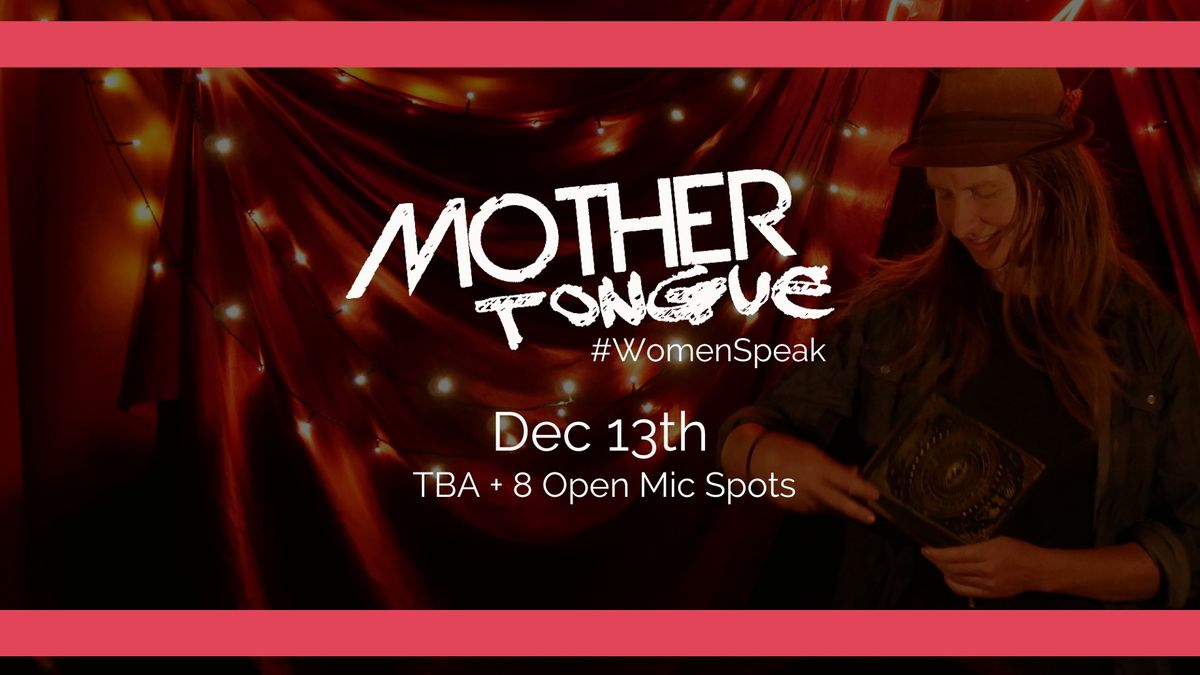 Mother Tongue Poetry Melbourne: DECEMBER 2024: Feature Artist TBC