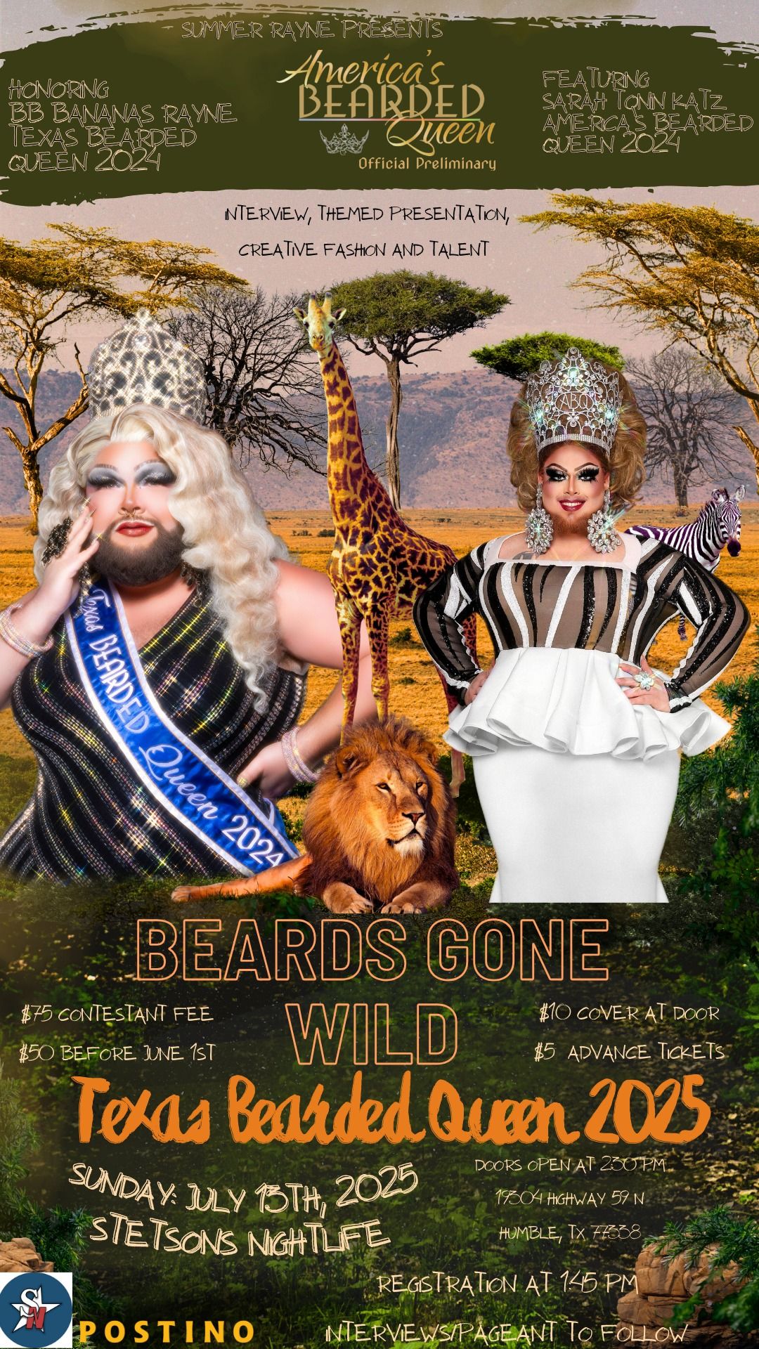 Texas Bearded Queen 2025 Pageant