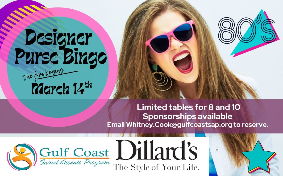 Designer Purse Bingo Benefiting the Gulf Coast Sexual Assault Program