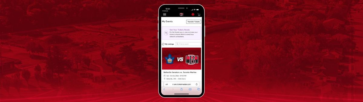 Belleville Senators at Toronto Marlies at Coca-Cola Coliseum