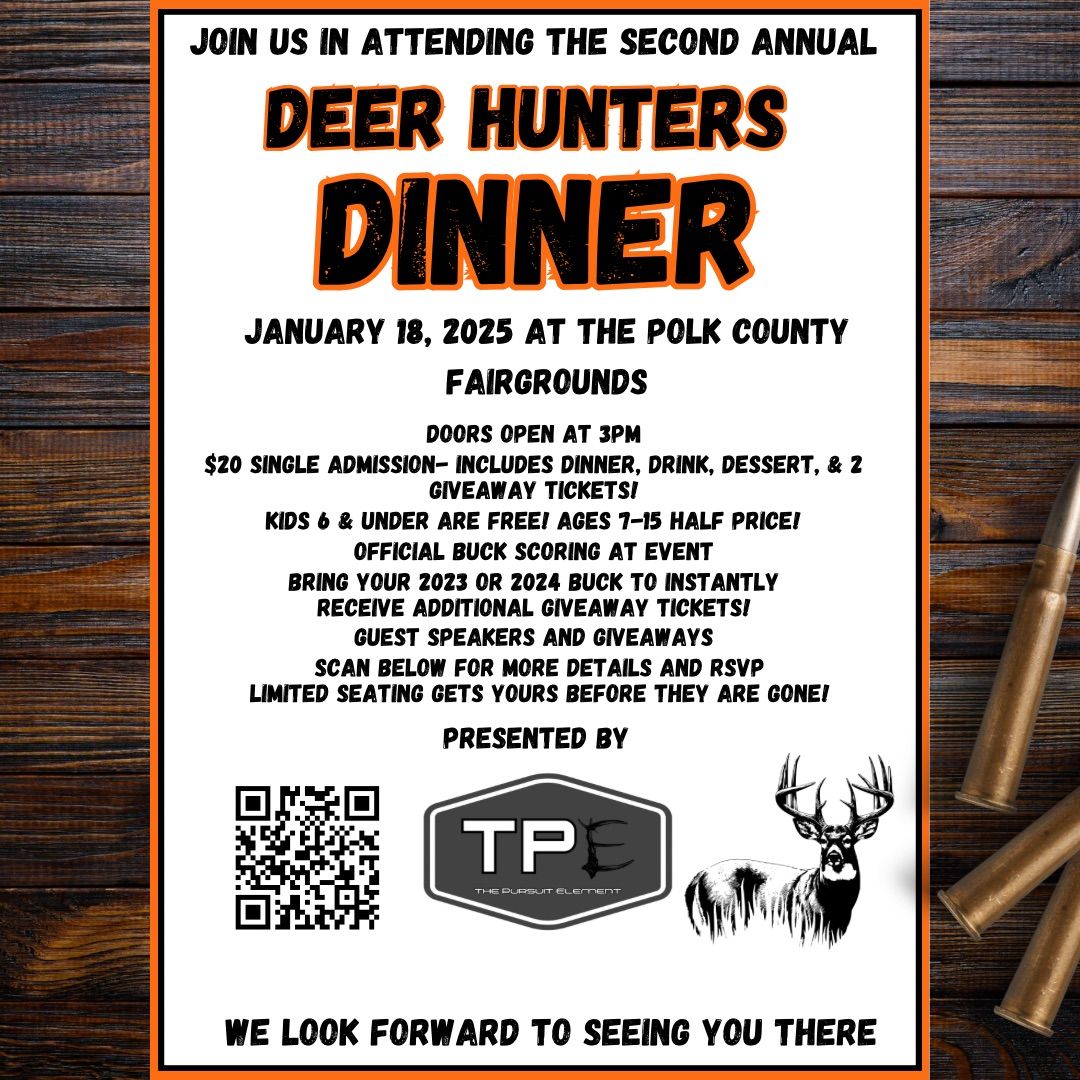 Deer Hunters Dinner