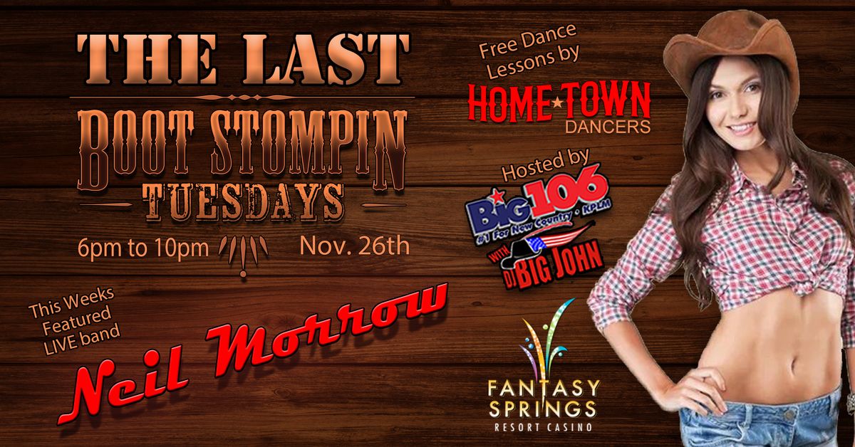 BOOT STOMPIN' TUESDAY  w\/ Neil Morrow