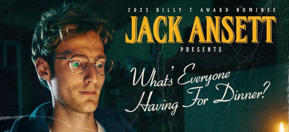 Jack Ansett: What's Everyone Having For Dinner? - Wellington