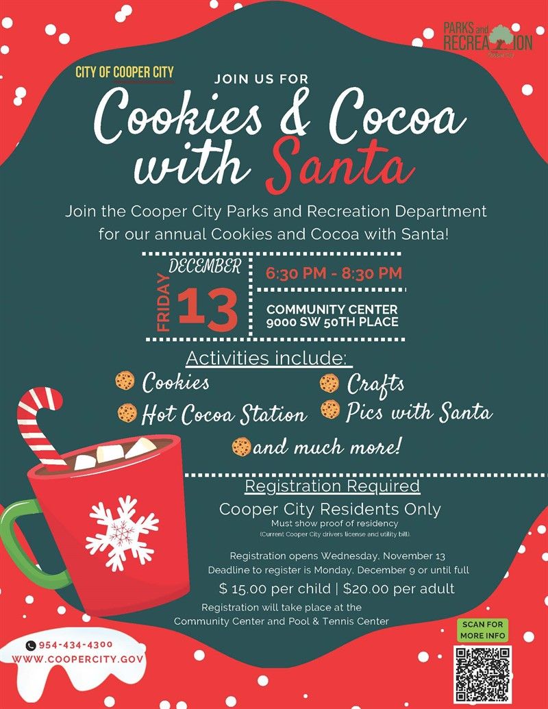 Cookies and Cocoa with Santa