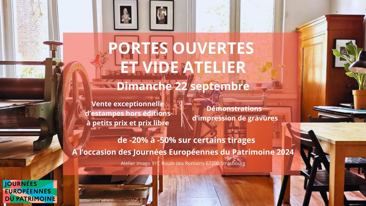 Journ\u00e9es Europ\u00e9ennes du patrimoine et vide atelier 