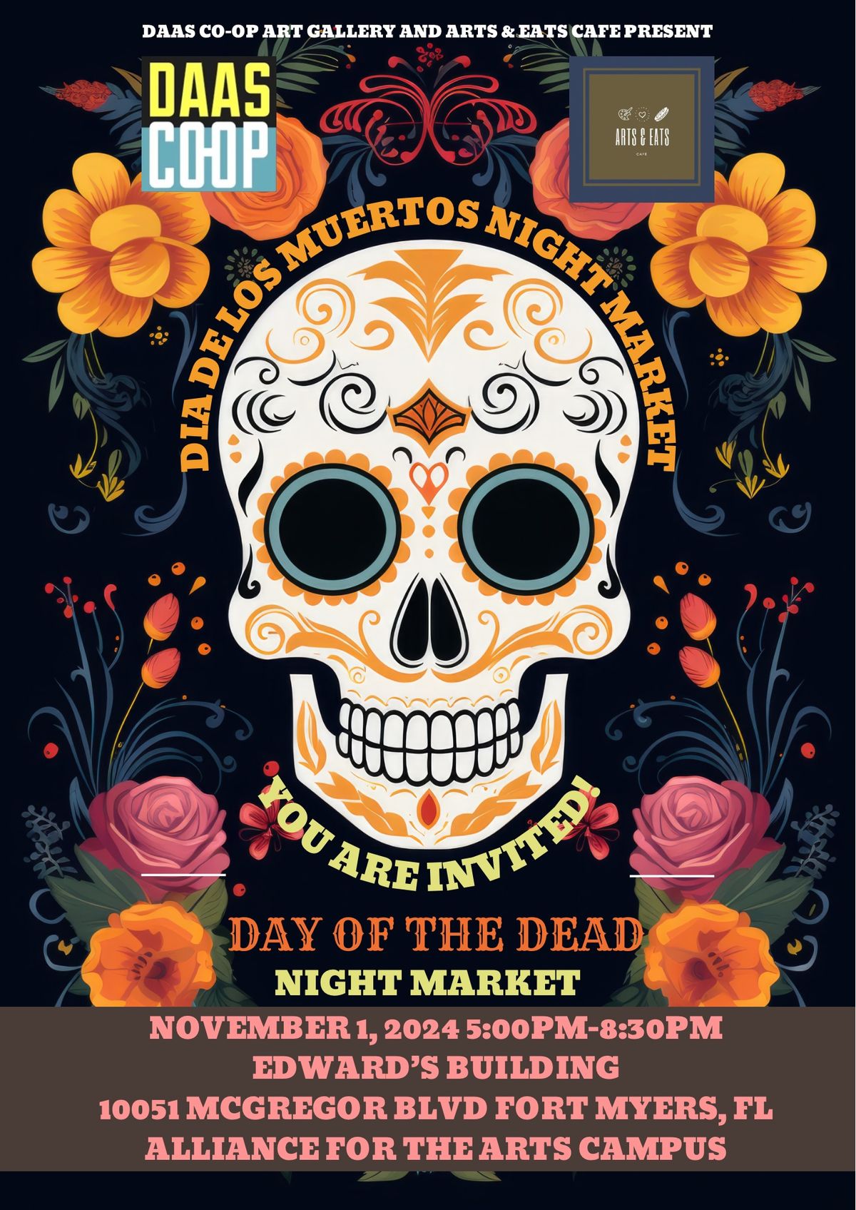 Dia de Los Muertos Night Market Event