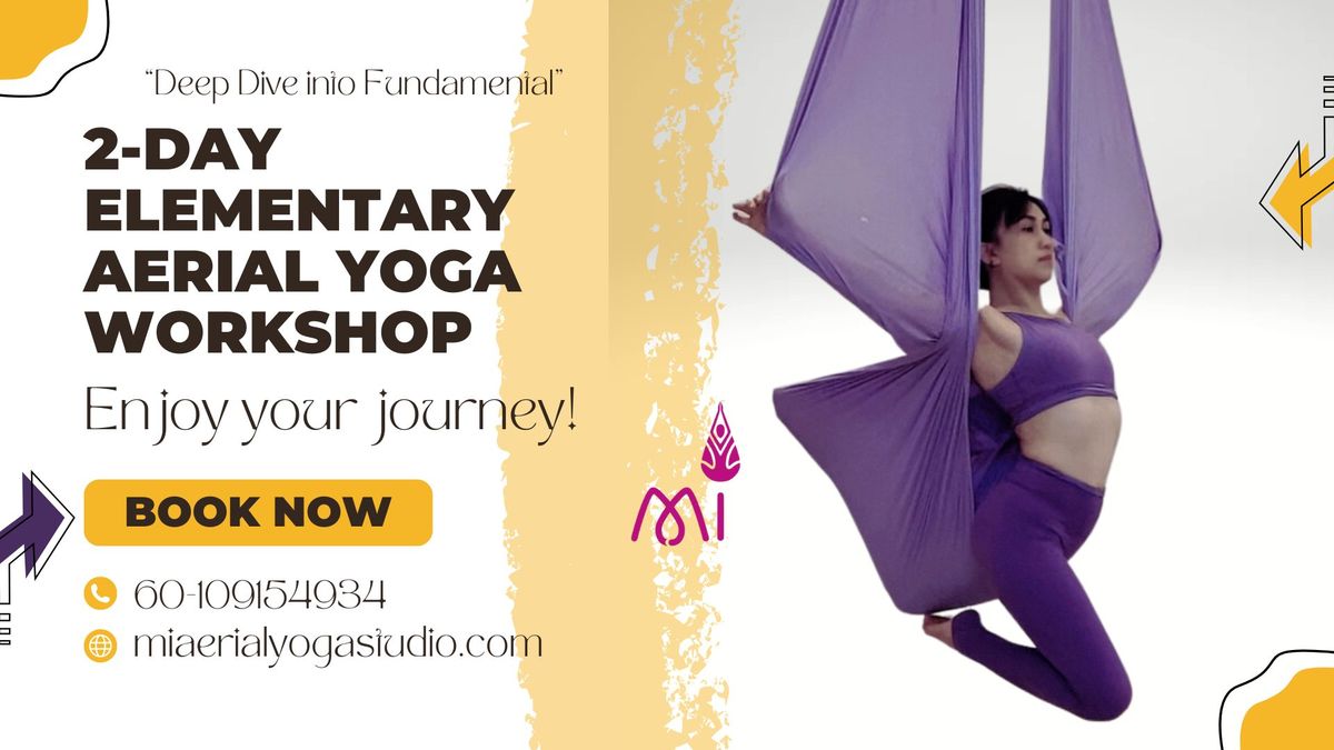 2-Day Elementary Aerial Yoga Workshop: Deep Dive into Fundamentals