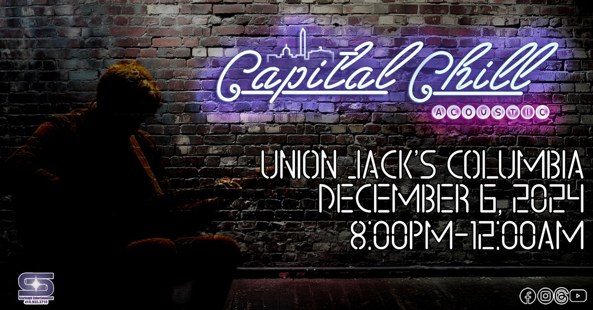 Capital Chill Acoustic returns to Union Jack's!