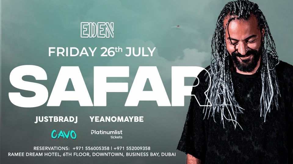 Eden Presents Safar Performing Live at Cavo, Dubai