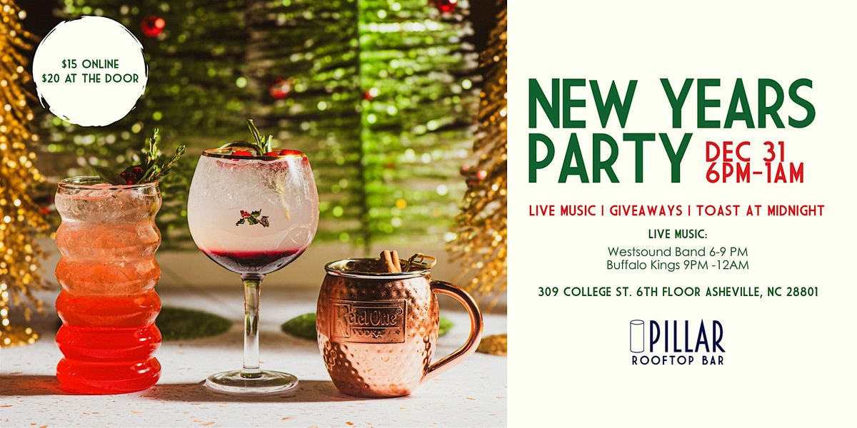 New Year's Eve at Pillar Rooftop Bar