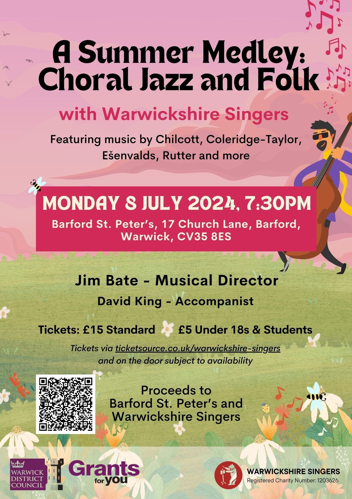 A Summer Medley: Choral Jazz and Folk with Warwickshire Singers