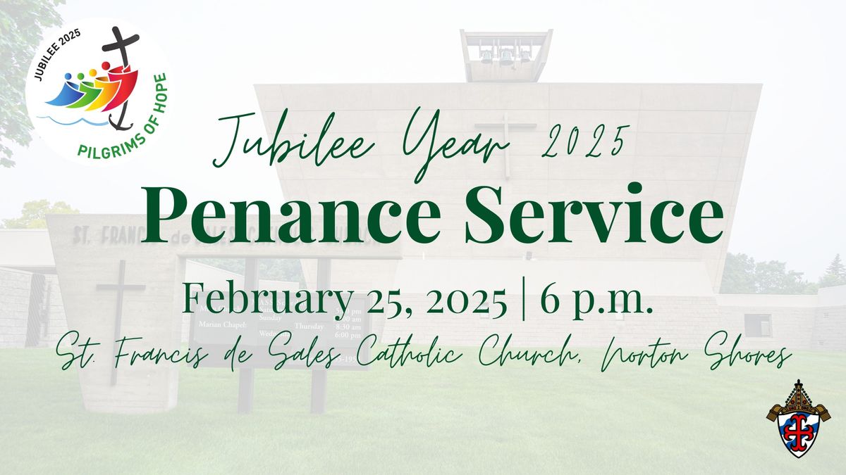 Jubilee Year 2025 Penance Service