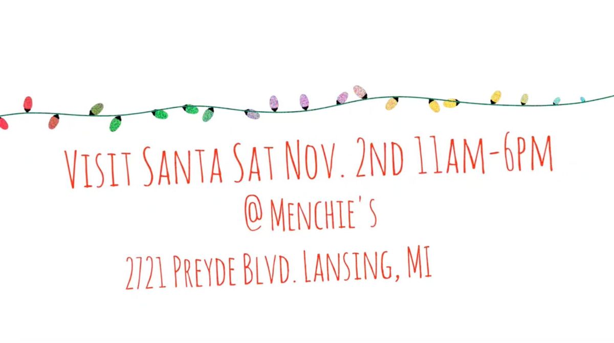 Visit Santa at Menchie's!