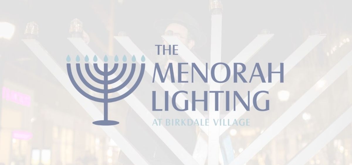 The Menorah Lighting at Birkdale Village