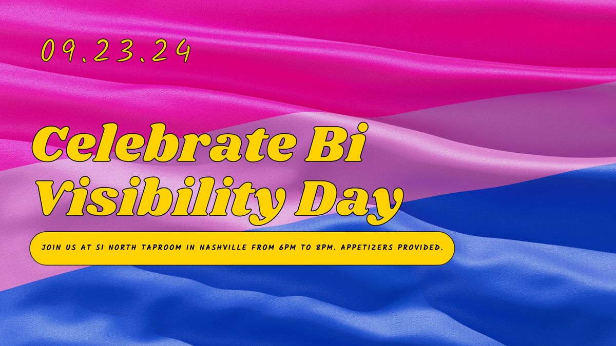 Celebrate Bi Visibility Day