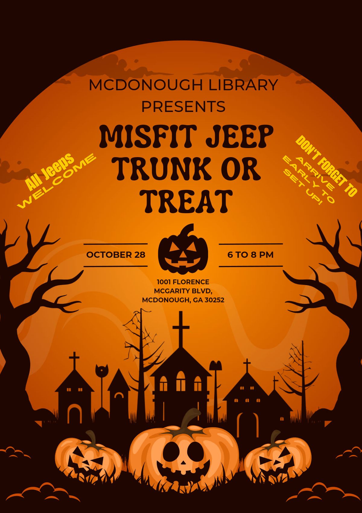 Misfit Trunk or Treat