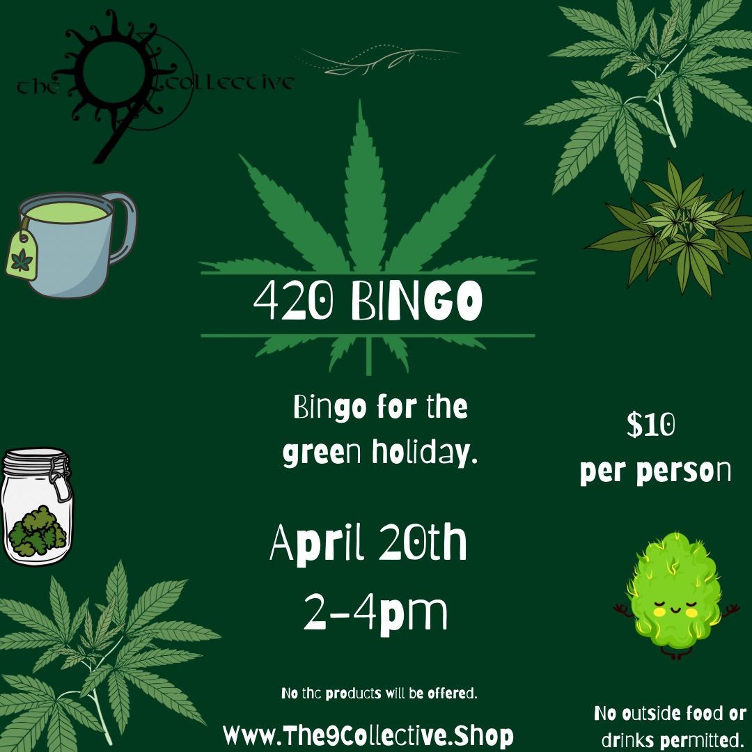 420 Bingo-Bingo for the green holiday 