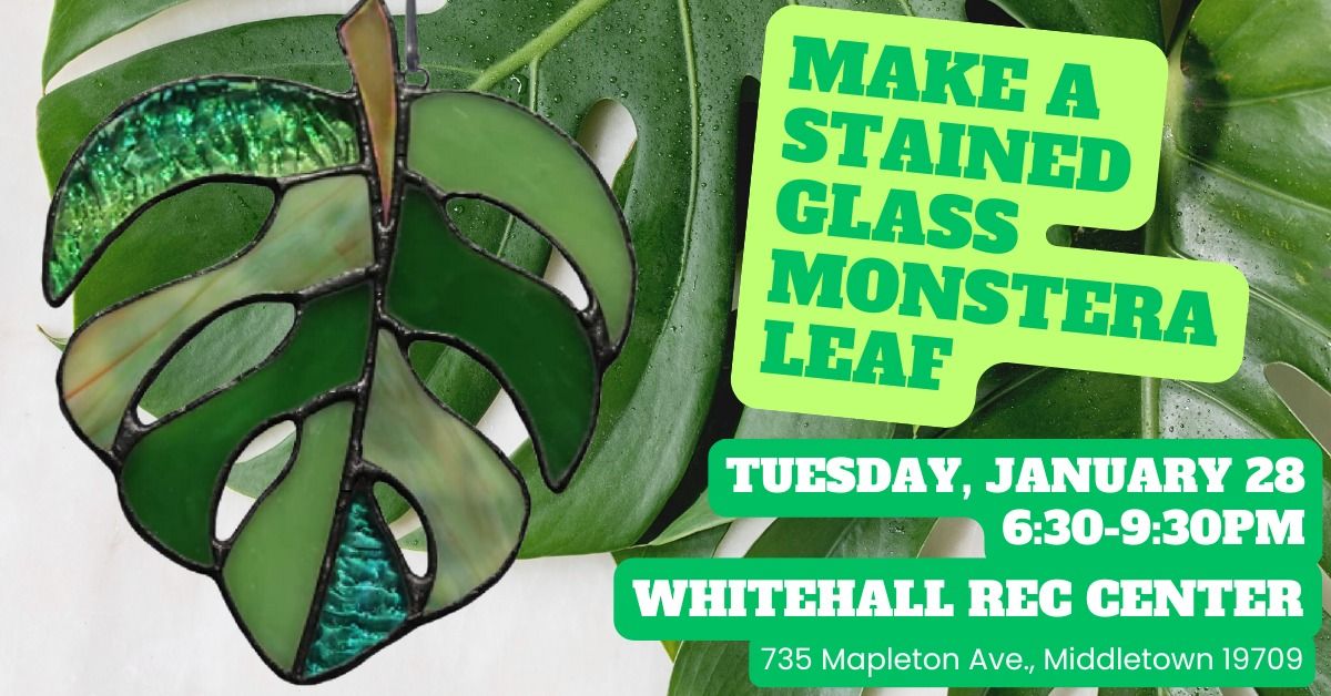 MK Glass Designs: Make a Stained Glass Monstera Leaf