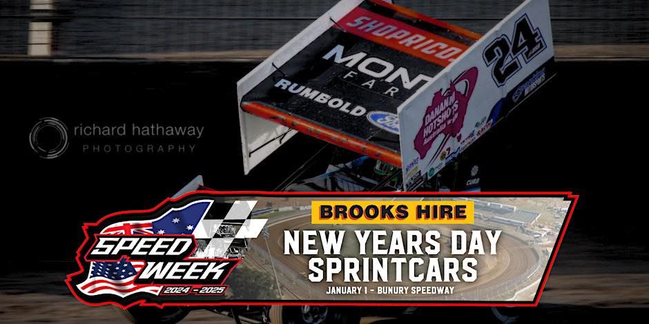 Brooks Hire New Year Sprintcars