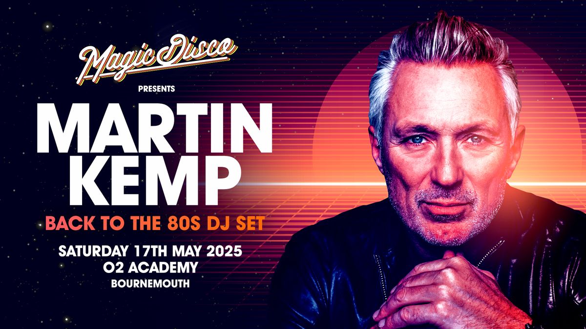 Martin Kemp Live DJ set - Back to the 80's - Bournemouth