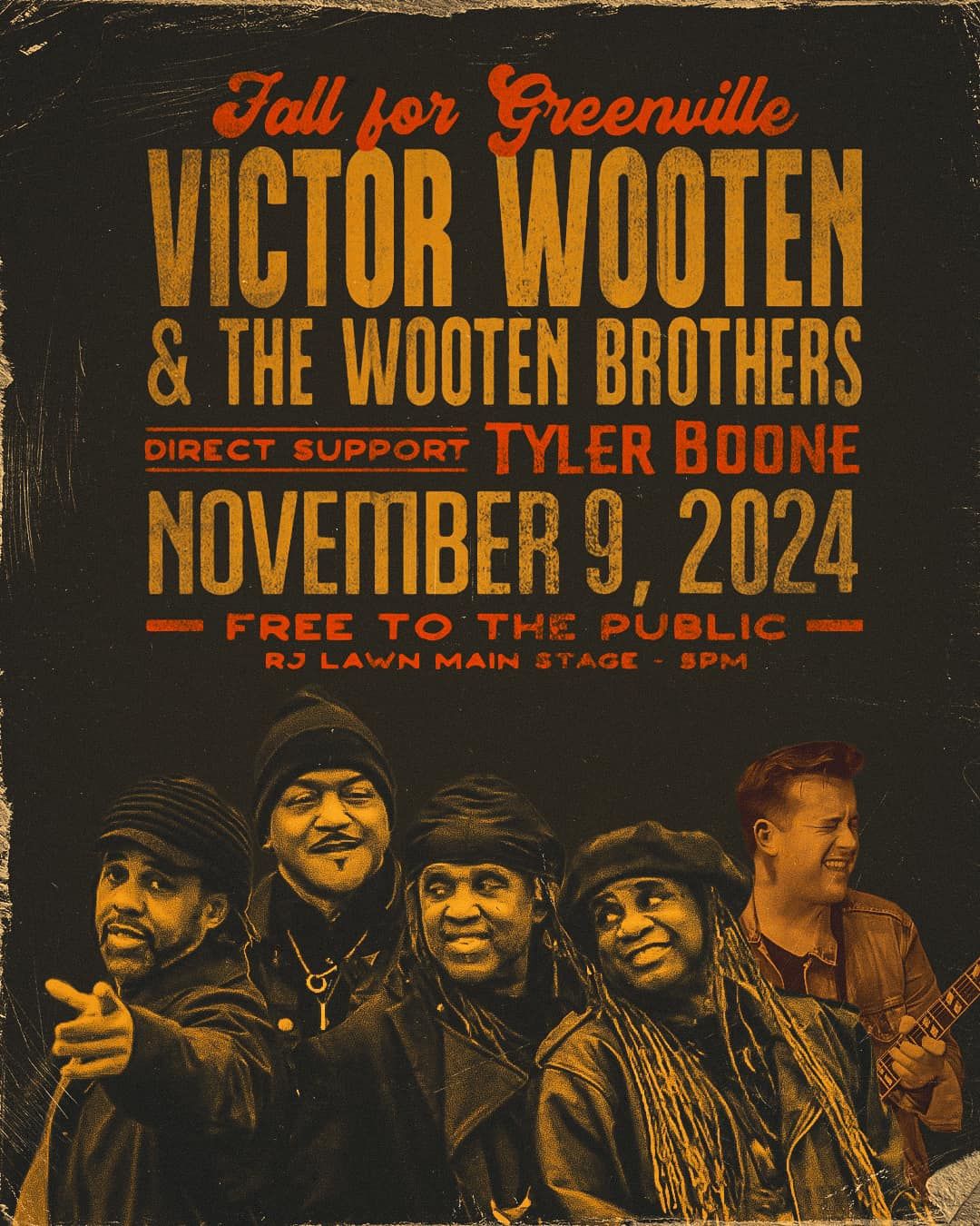 Fall For Greenville - Victor Wooten w\/ Tyler Boone - Saturday, November 9