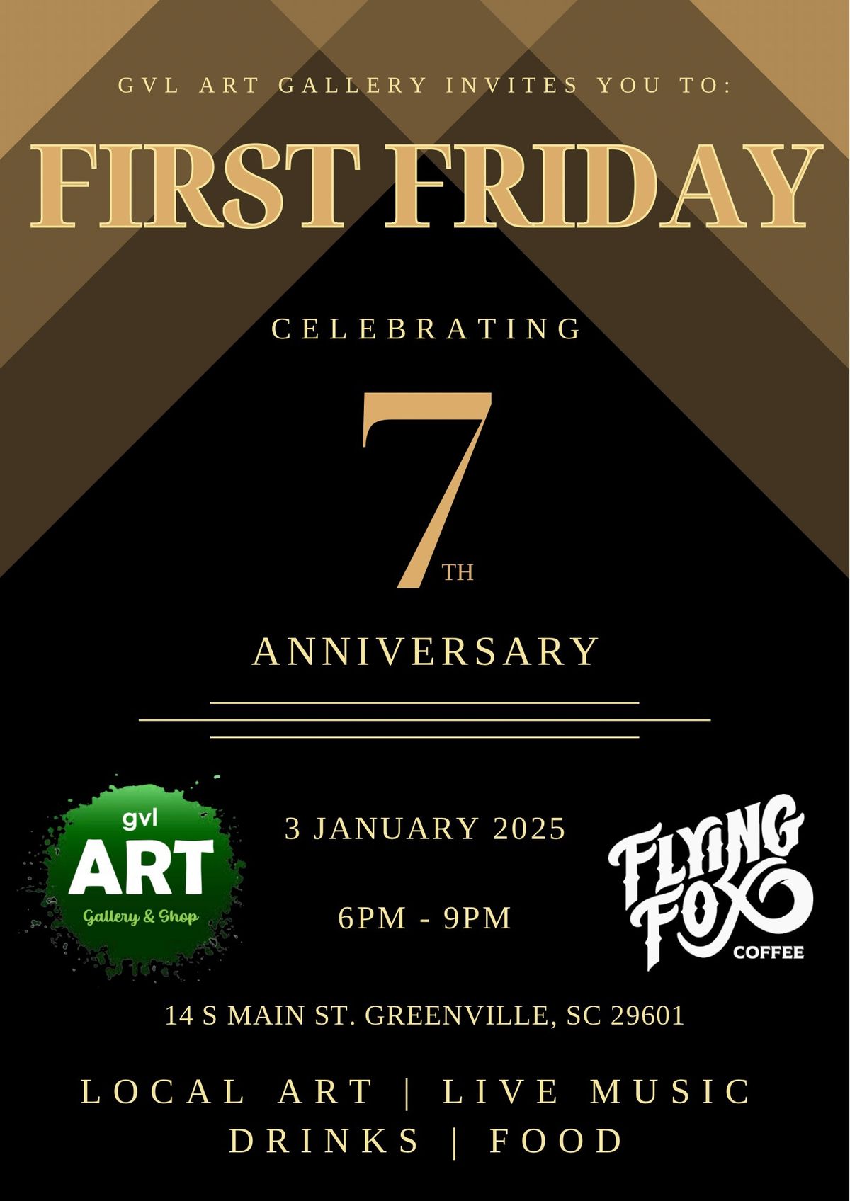 January First Friday Anniversary Party