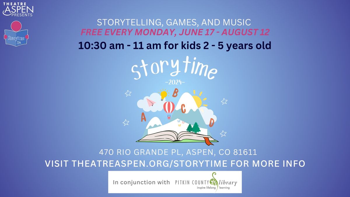 Theatre Aspen Education Presents: Storytime!
