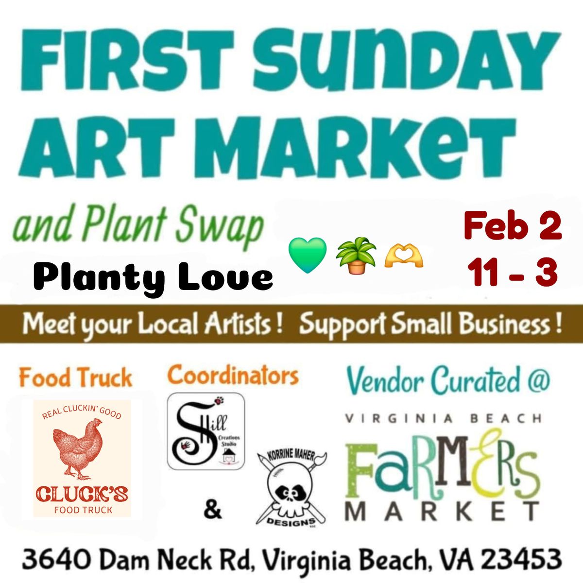 First Sunday Art Market and Plant Swap 