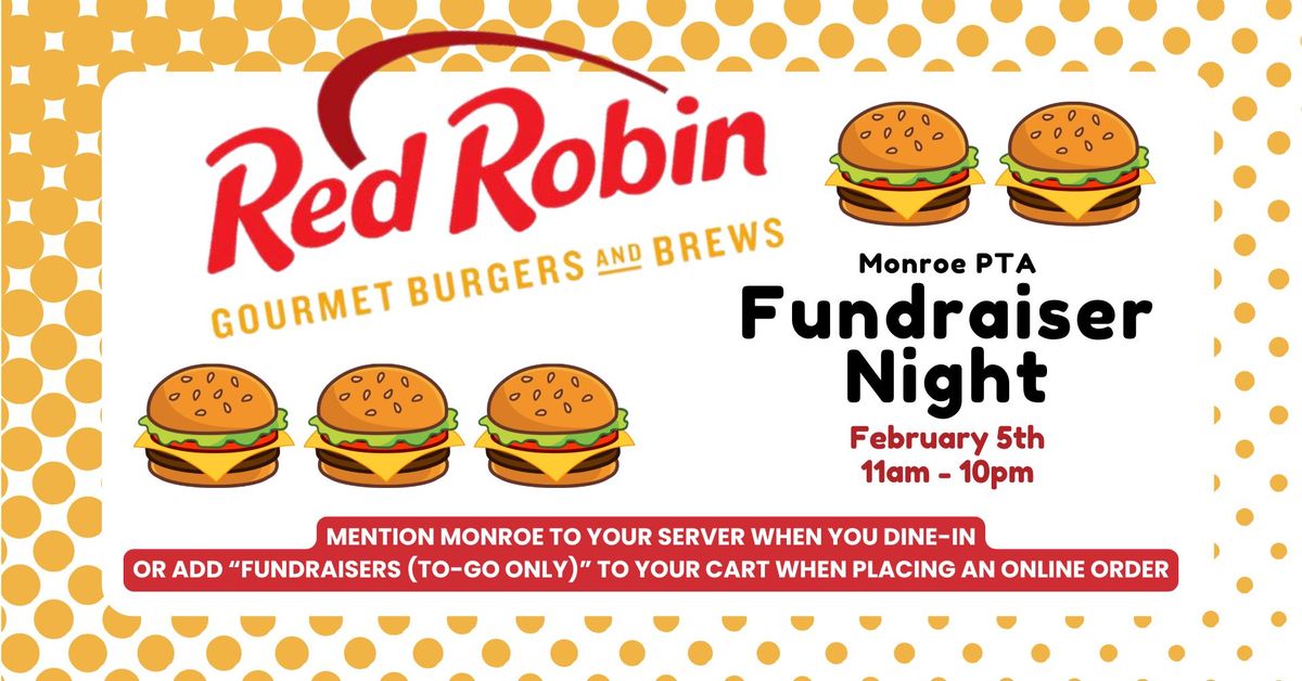 Red Robin Night for Monroe PTA