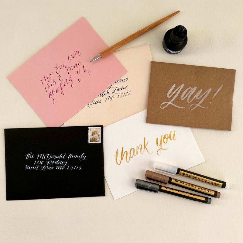 Calligraphy for Envelope Addressing