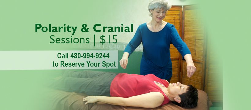 Polarity\/Cranial Specialty Clinic Sessions - $15 CASH ONLY