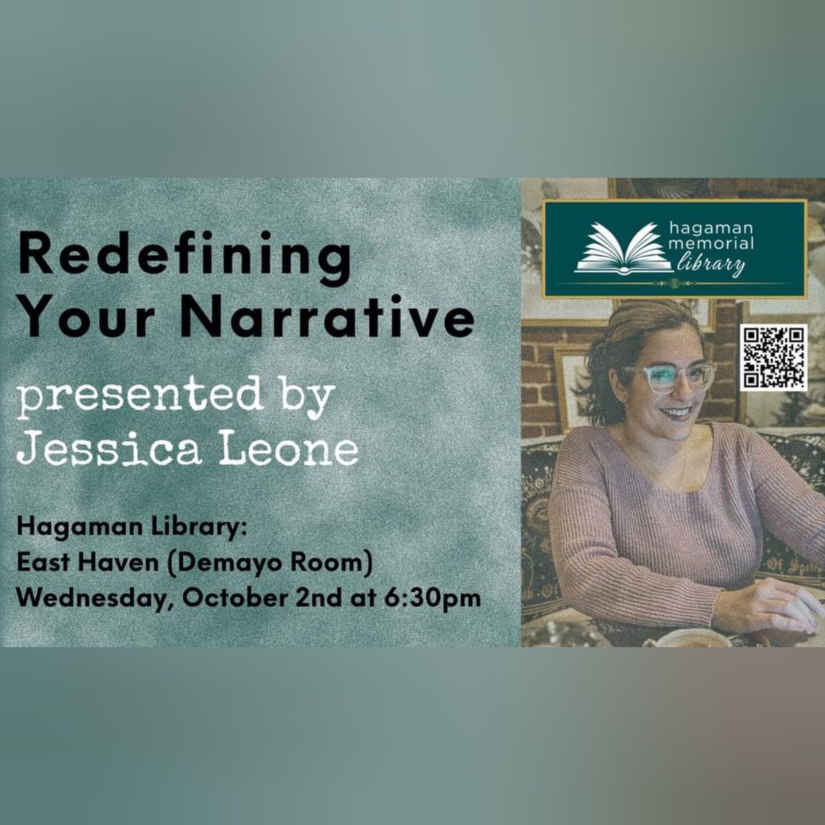 Redefine Your Narrative: Free Empowerment Workshop (Hagaman Library: East Haven, CT)