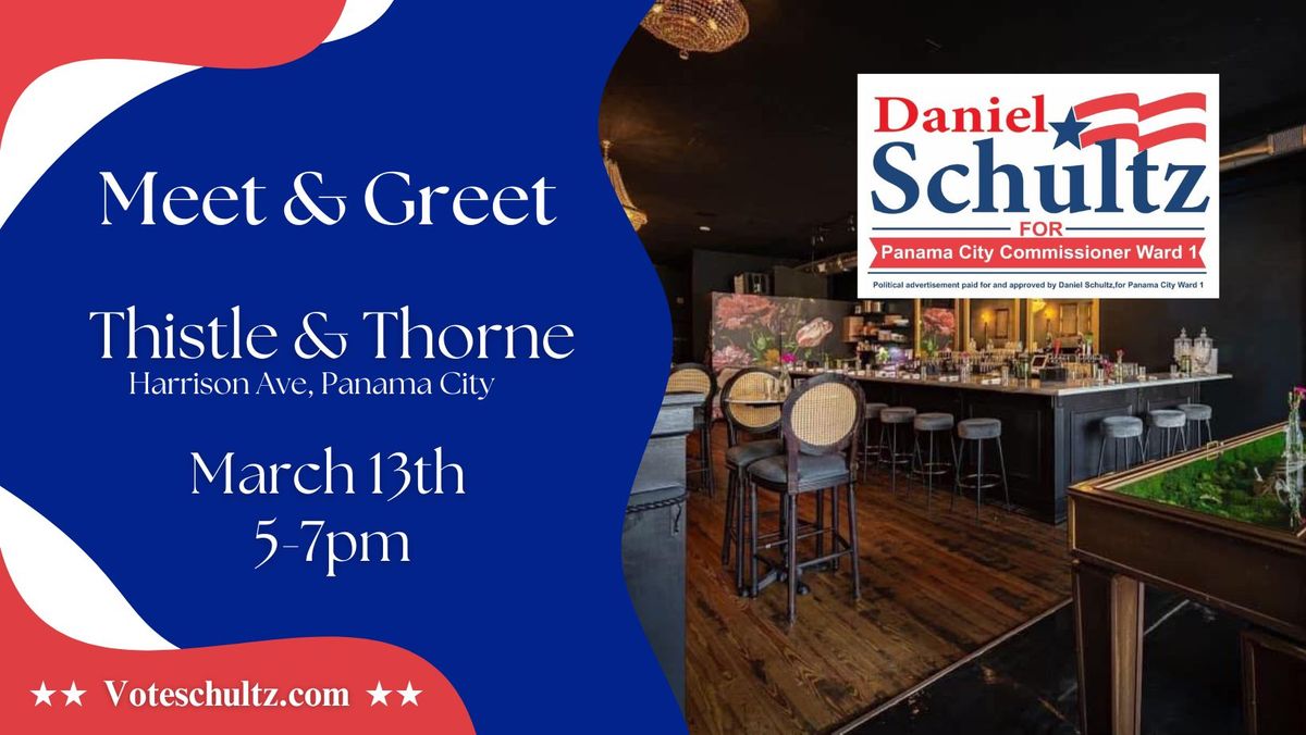 Daniel Schultz - Meet & Greet at Thistle & Thorne