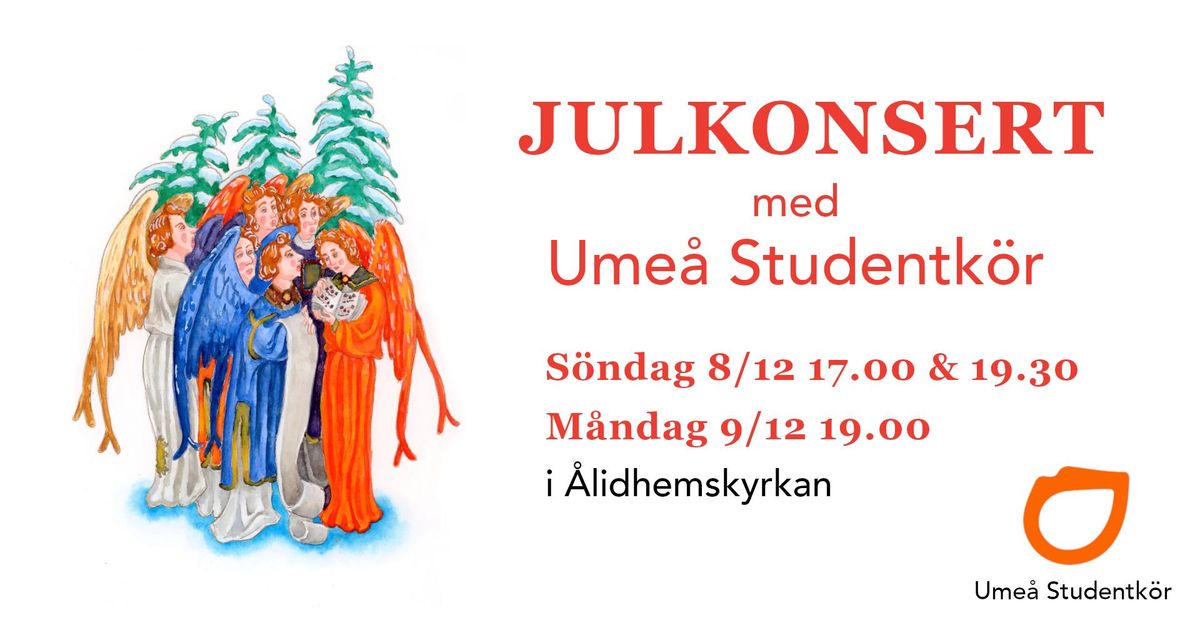 Julkonsert med Ume\u00e5 Studentk\u00f6r