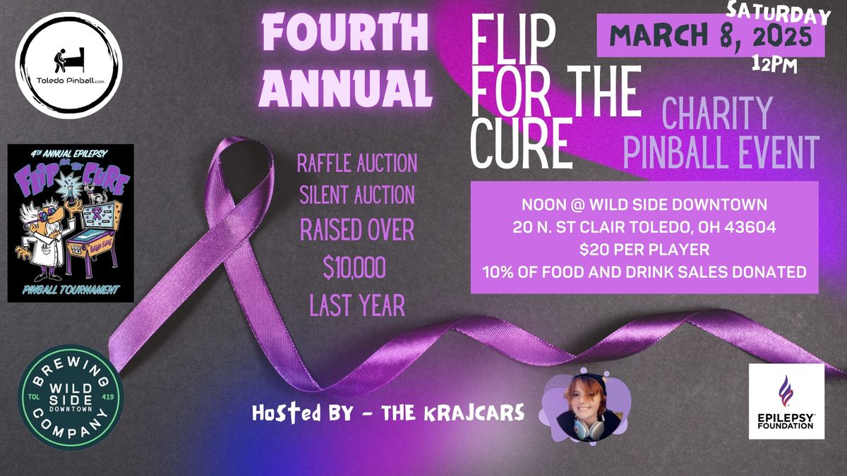 FLIP FOR THE CURE ANNUAL CHARITY PINBALL TOURNAMENT